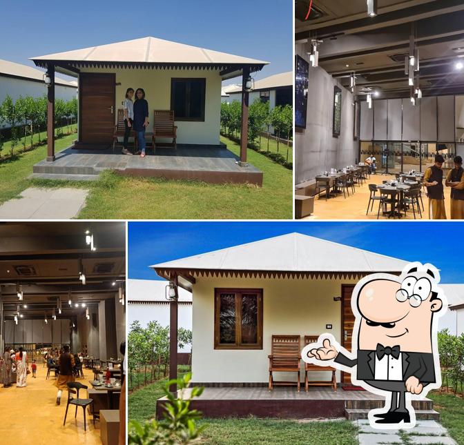 The interior of Kutch Kitchen - Restaurant at Smritivan