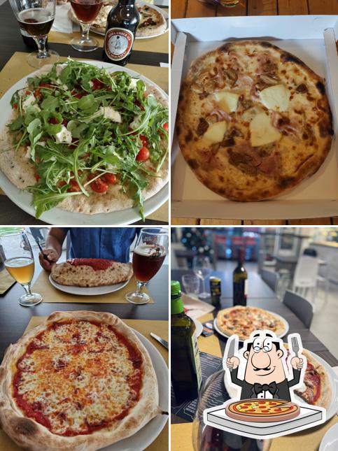 Scegli una pizza a Pizzeria Cabó