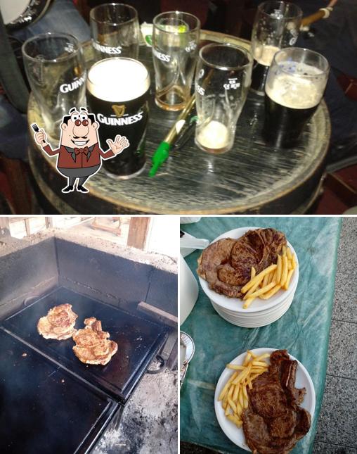 La cibo e birra del ristorante