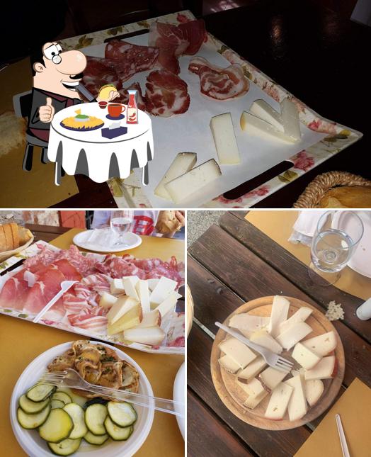 Piatto di formaggi al Bar Frosini