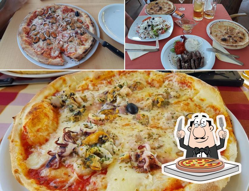 A Buffet Pinia, puoi assaggiare una bella pizza