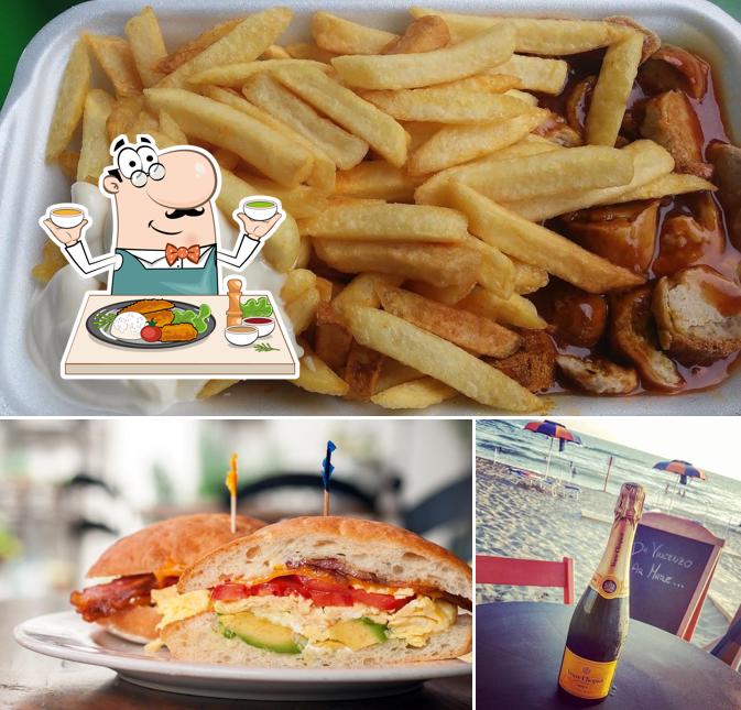 La cibo e birra del ristorante