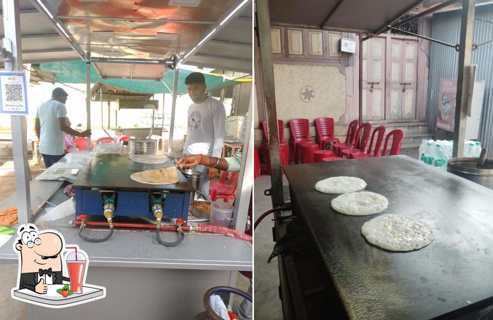 Enjoy a drink at Dakshin Davangiri Dosa