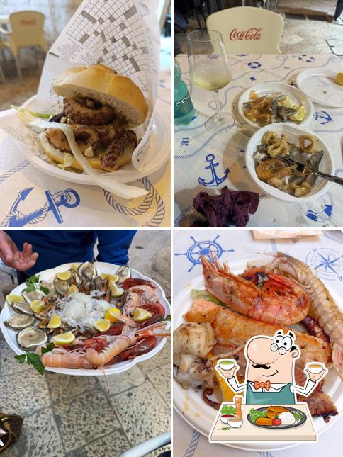 Panino con maiale stirato al Friggitoria - Pescheria "Frisc & Mang" Bari