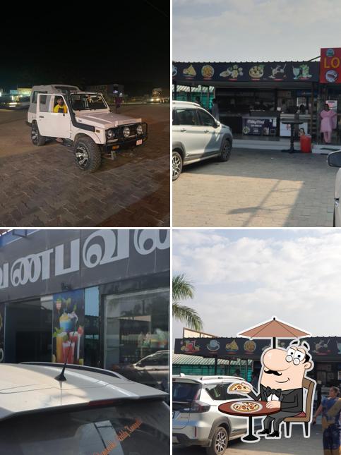 The exterior of Saravana Bhavan Krishnagiri