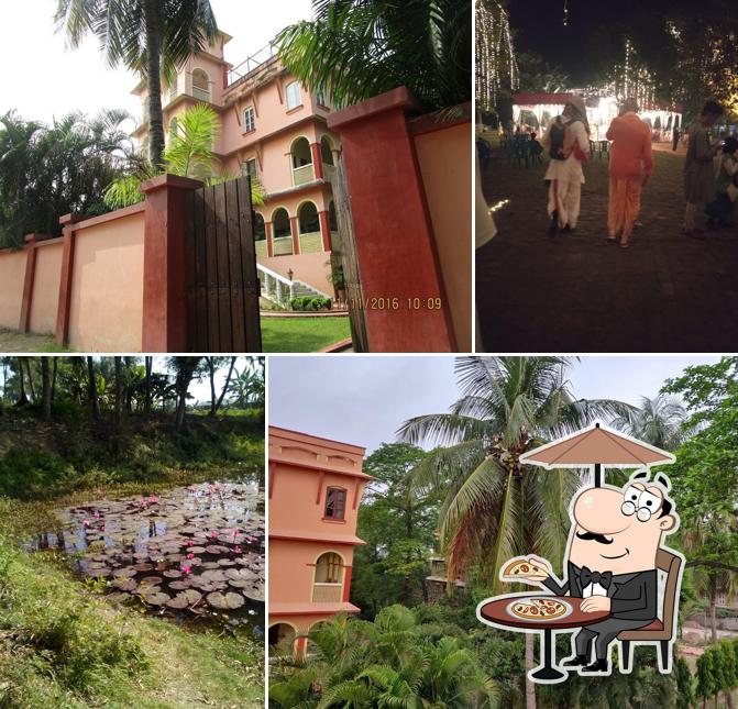 You can get some fresh air at the outside area of Vaishnava Academy