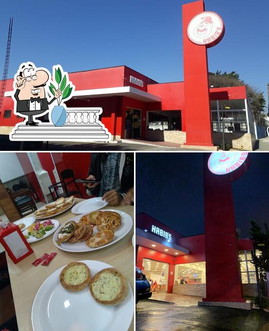 Entre diversos coisas, exterior e mesa de jantar podem ser encontrados no Habib's