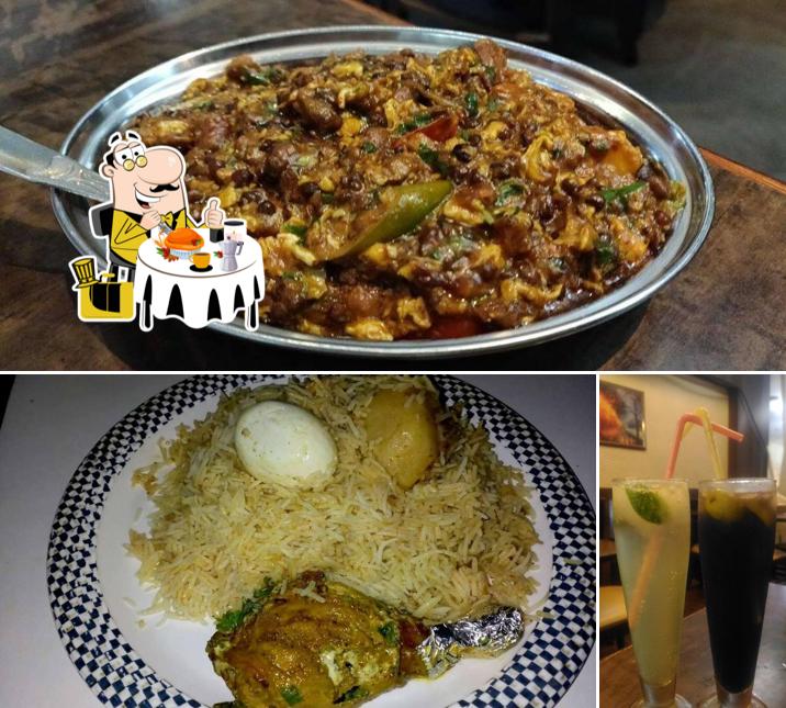 Among various things one can find food and beer at Azad Hind Dhaba