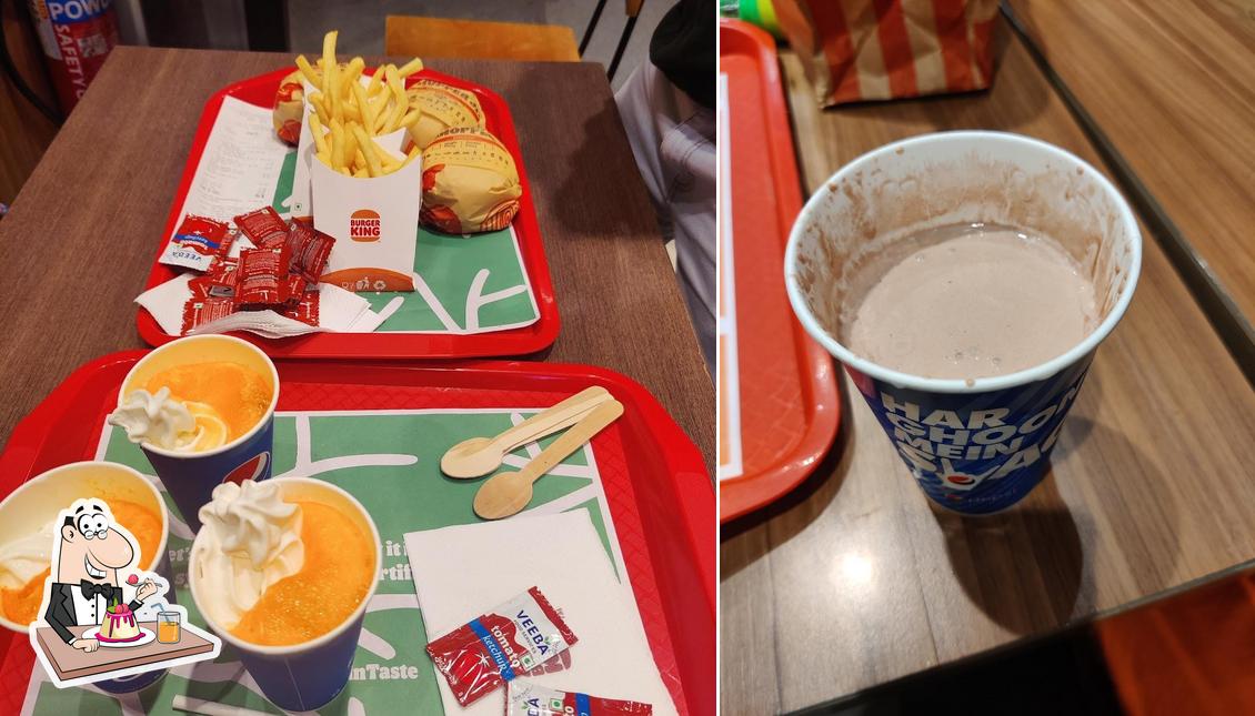 Burger King offers a number of sweet dishes
