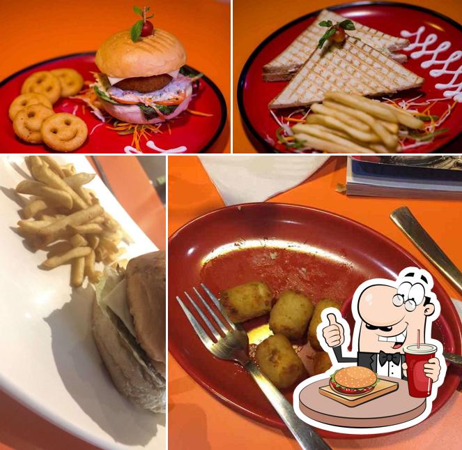 Try out a burger at Lill Beans-Kydz Hangout