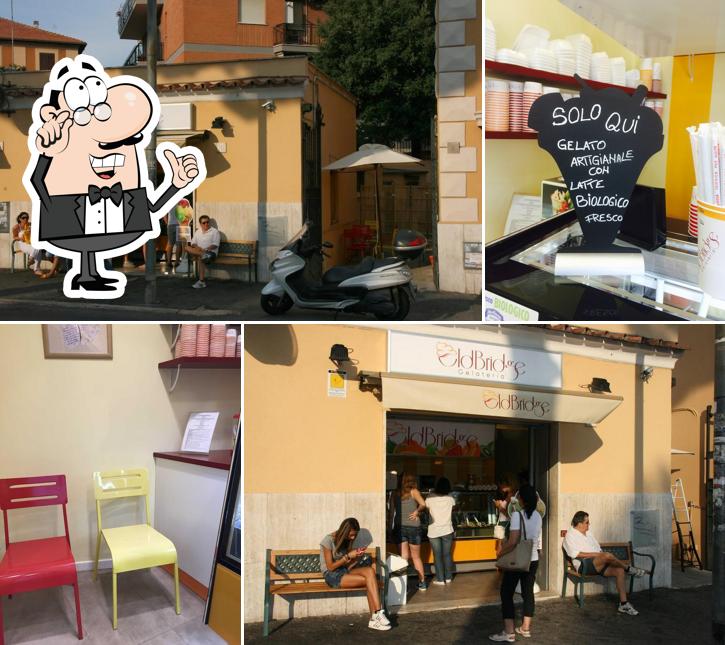 Gli interni di Gelateria Old Bridge Roma
