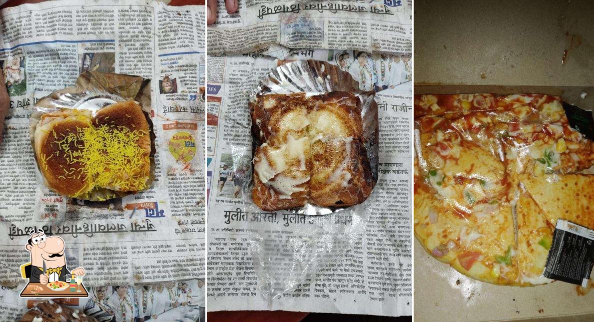 Food at Hot & Crunchy Sandwich Dabeli Pizza Center