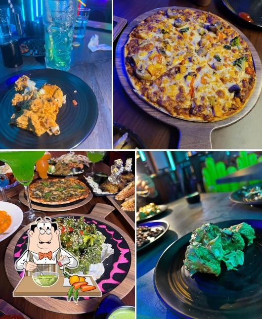 Seaweed salad at Aura Restro Lounge