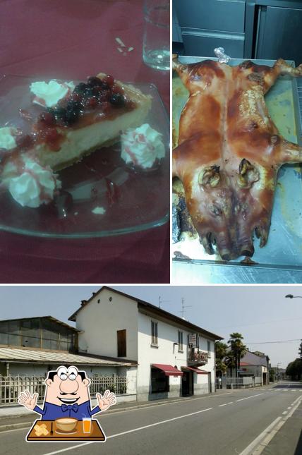 Tra le diverse cose da Bar Tabacchi Pizzeria La Calabro si possono trovare la cibo e esterno