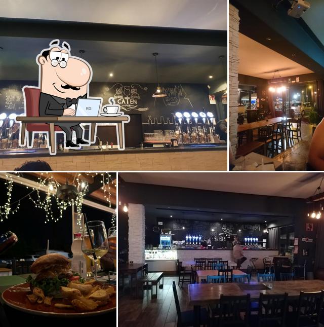 Dai un'occhiata agli interni di Caten Pub