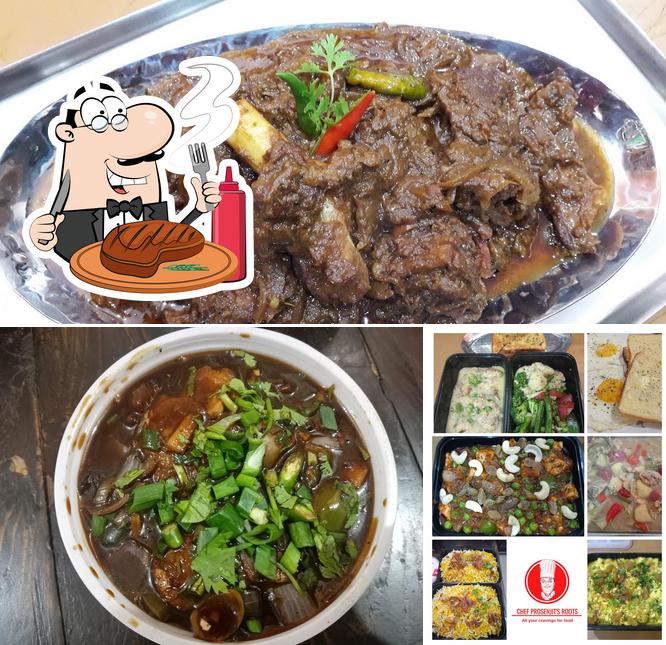 Pick meat dishes at Chef Prosenjits Roots