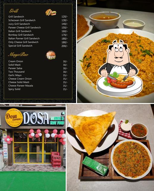 Food at Dosa Corner & Fast Food