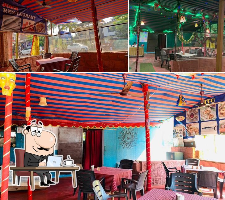 The interior of Jitu Resturant