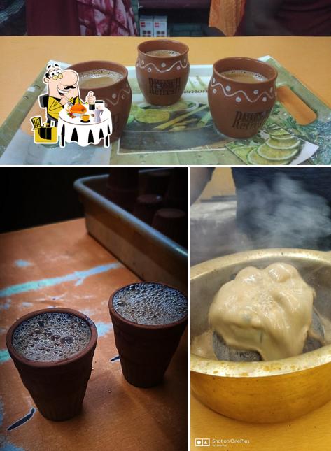 Take a look at the image displaying food and beer at My Refresh Cafe