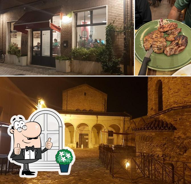 Questa è la immagine che raffigura la esterno e interni di 'Na Fraschetta