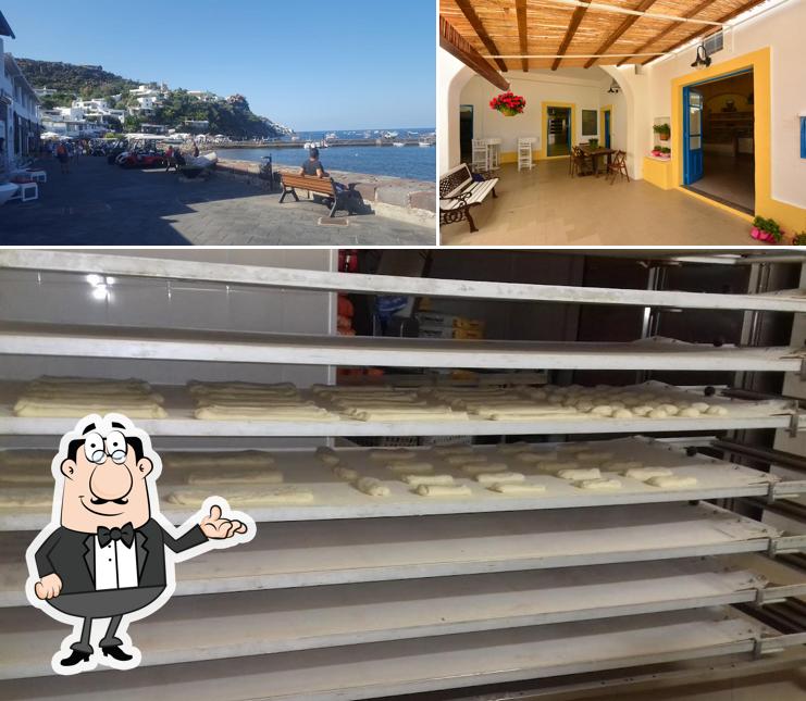 Gli interni di Panarea Bakery "in FORNO"