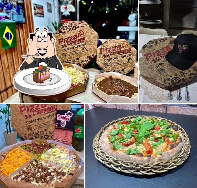 Bolo de chocolate em Pizza Company Boqueirão