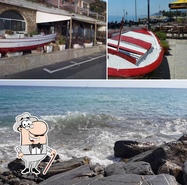 Goditi la vista dagli esterni di Pizzeria Ristorante La Scialuppa