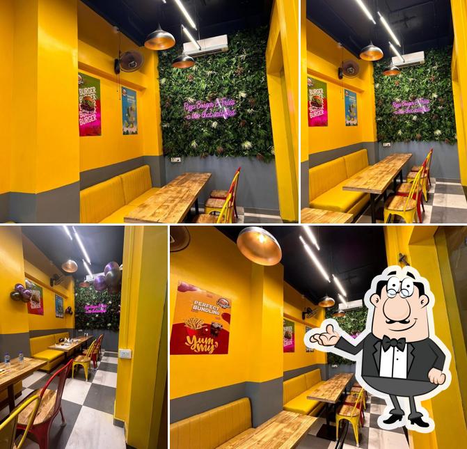 The interior of Wrapchick Pizza