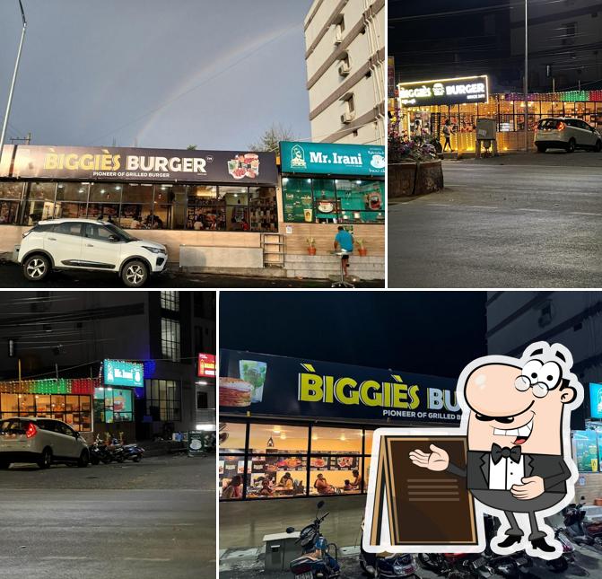 The exterior of Biggies Burger