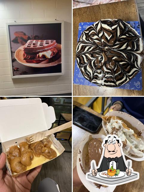 Food at The Waffle Bar
