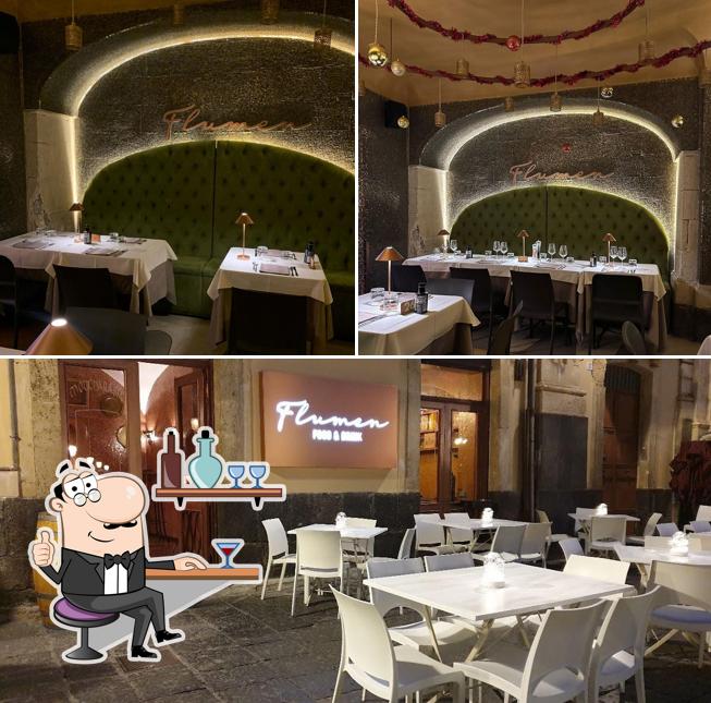 Dai un'occhiata agli interni di Flumen Ristorante Cocktail Bar
