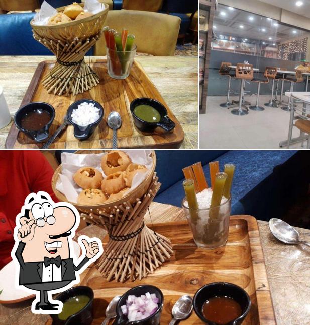 The interior of Gwalia Sweets