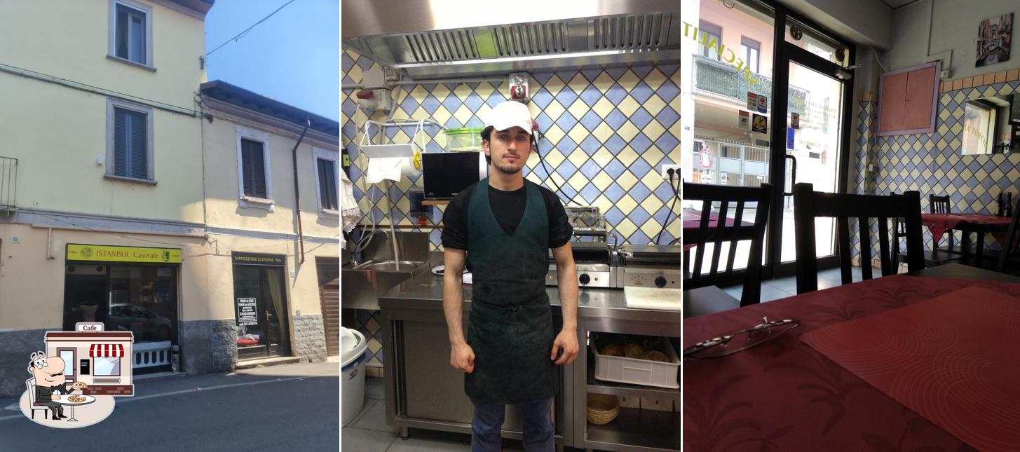 Goditi la vista dall'area esterna di Istanbul Kebab Casorate