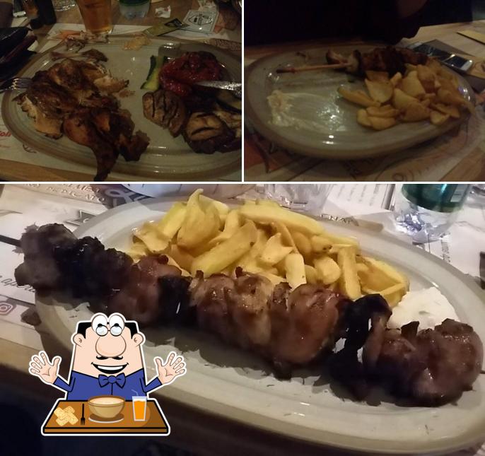 L’Artigiano in Salice si caratterizza per la cibo e tavolo da pranzo