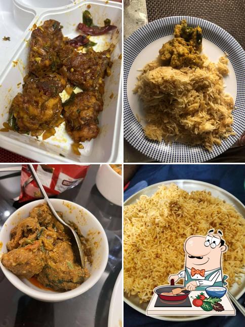 Chicken curry at Meghana Foods