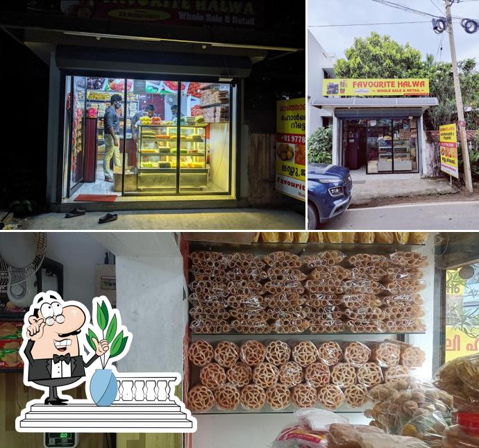 The exterior of Favourite halwa manjaly