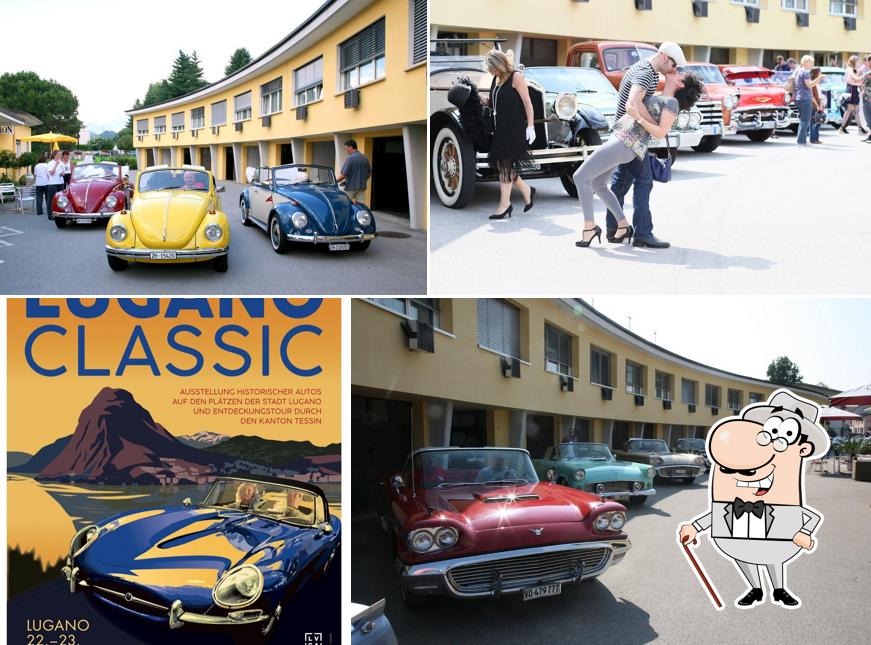 Puoi goderti l'aria fresca da seduto all'esterno di Hotel & Ristorante Vezia