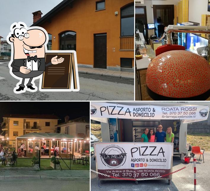 Gli esterni di Pizzeria La Meja