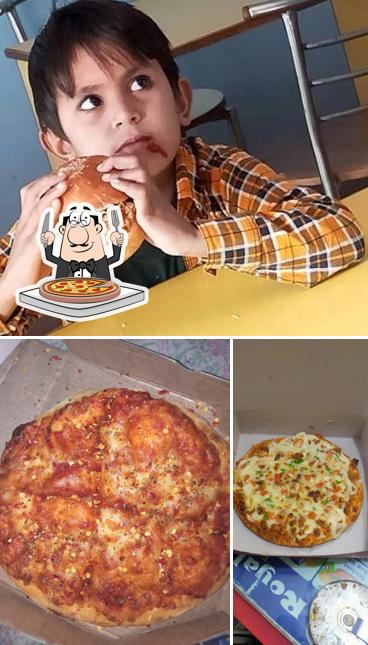 Order pizza at Royal King fried Chicken