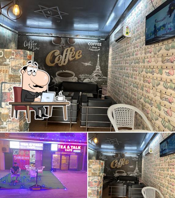 The interior of Tea & Talk Café