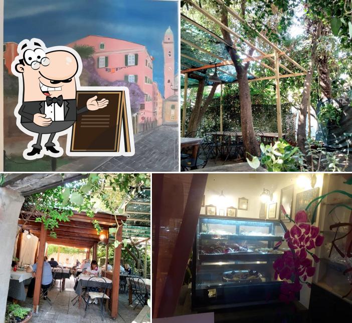 Goditi la vista dagli esterni di Ristorante Fondaco Del Vecchio Glicine