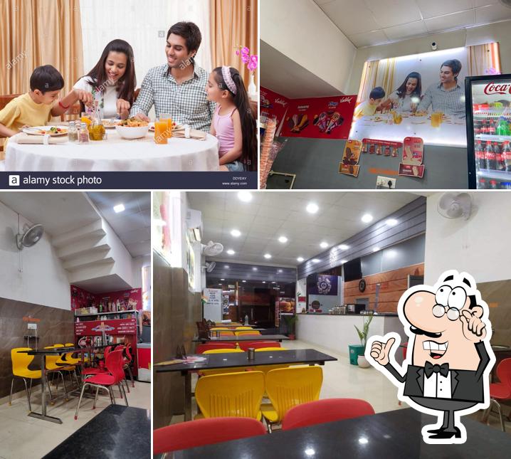 Take a seat at one of the tables at SHAKE AND DAIRY