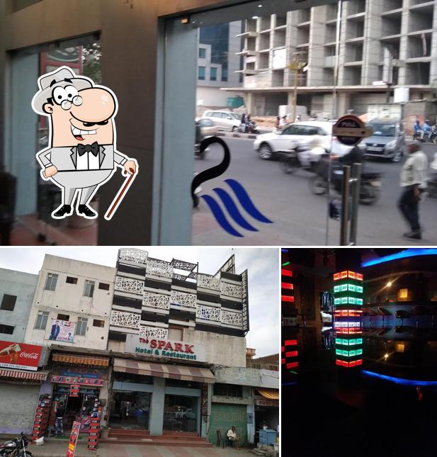 The exterior of Spark, Hotel & Restaurant