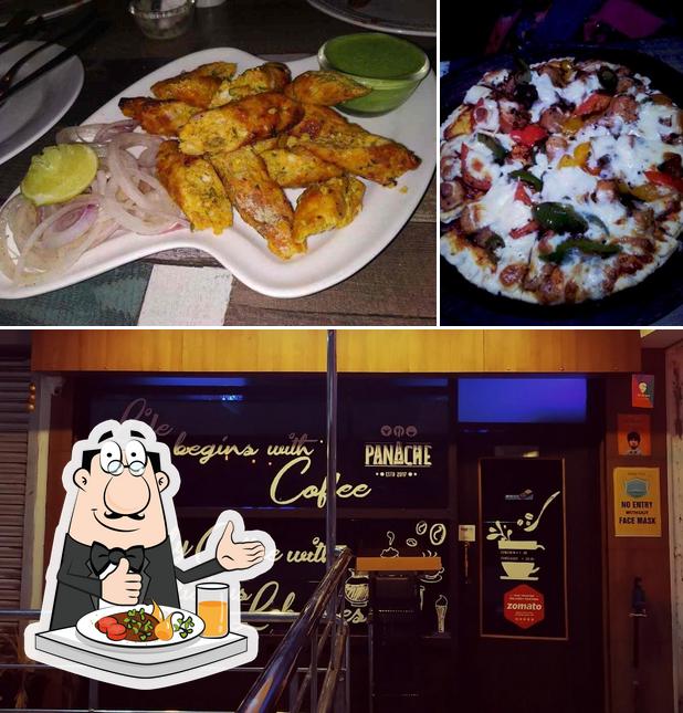 This is the picture displaying food and interior at PANACHE