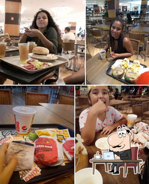 Veja imagens do interior do Burger King
