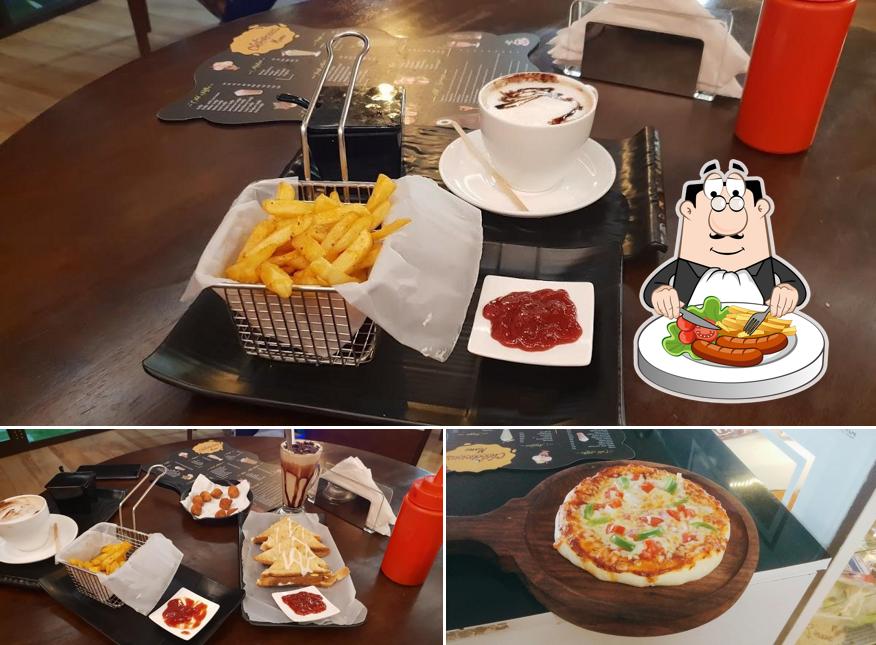 Food at Chocolicious Cafe