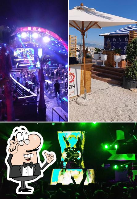 Dai un'occhiata agli interni di Noa Beach Club