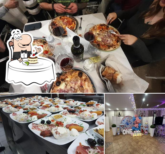 La Favarotta Ristorante pizzeria sala banchetti offre un'ampia gamma di dolci
