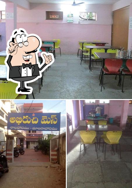 Check out the photo displaying interior and exterior at Abhiruchi Mess