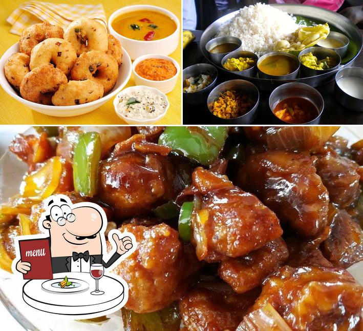 Meals at Harikrishnan's Vegetarian Restaurant